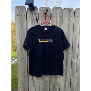 LAT Together Graphic T-Shirt Black‎ Womens XL Womens Foodservice Forum Cotton